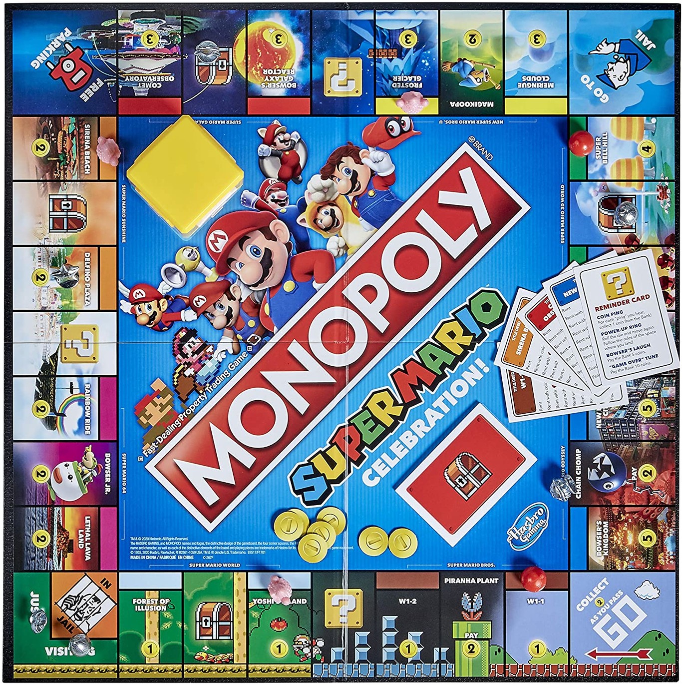 mario monopoly tablero