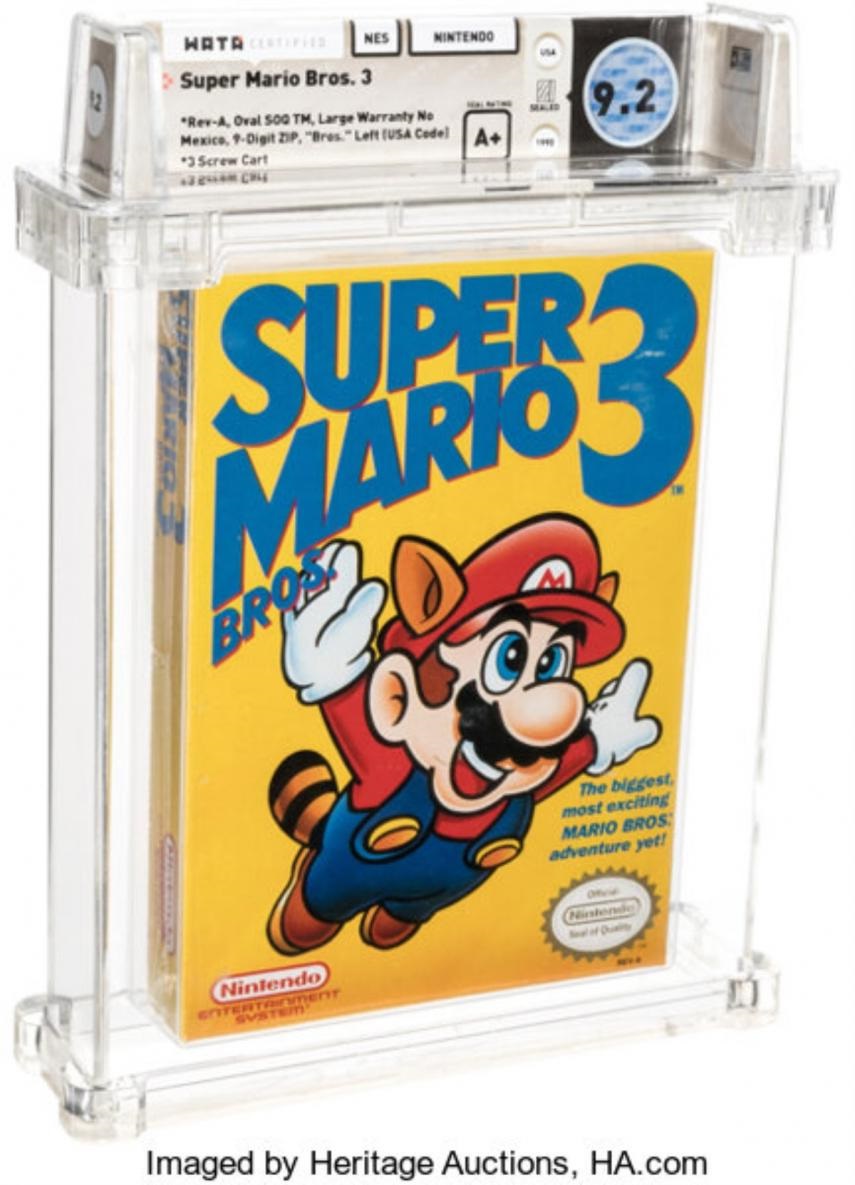 Super Mario Bros 3 subasta