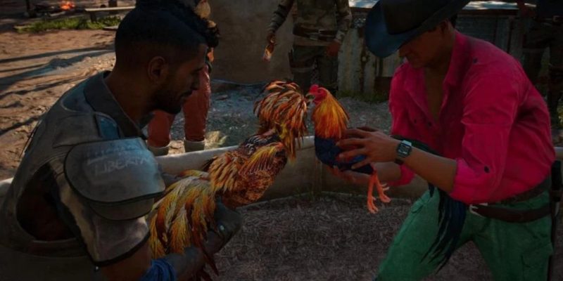 Far Cry 6 peleas de gallo