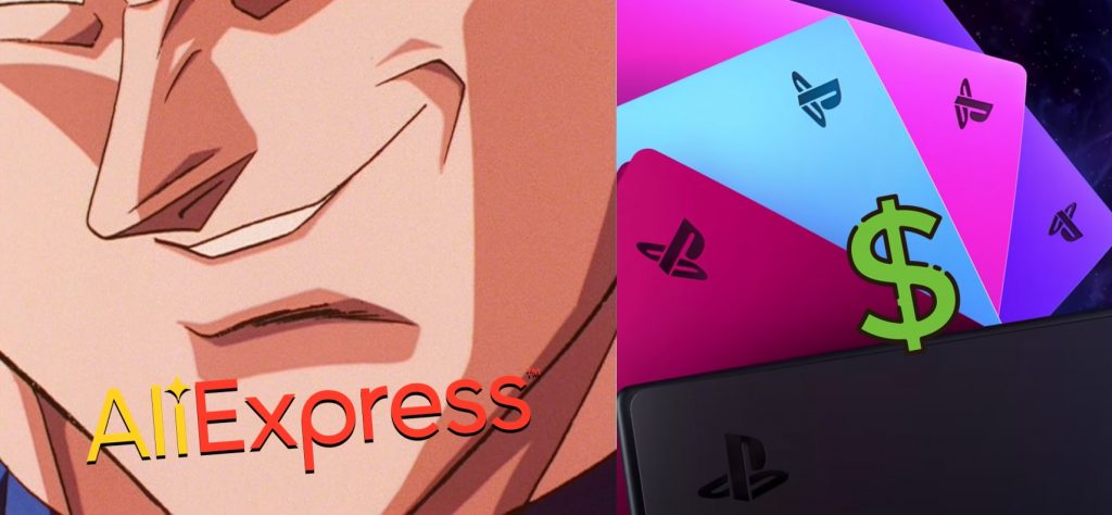 AliExpress Sony tapas PS5
