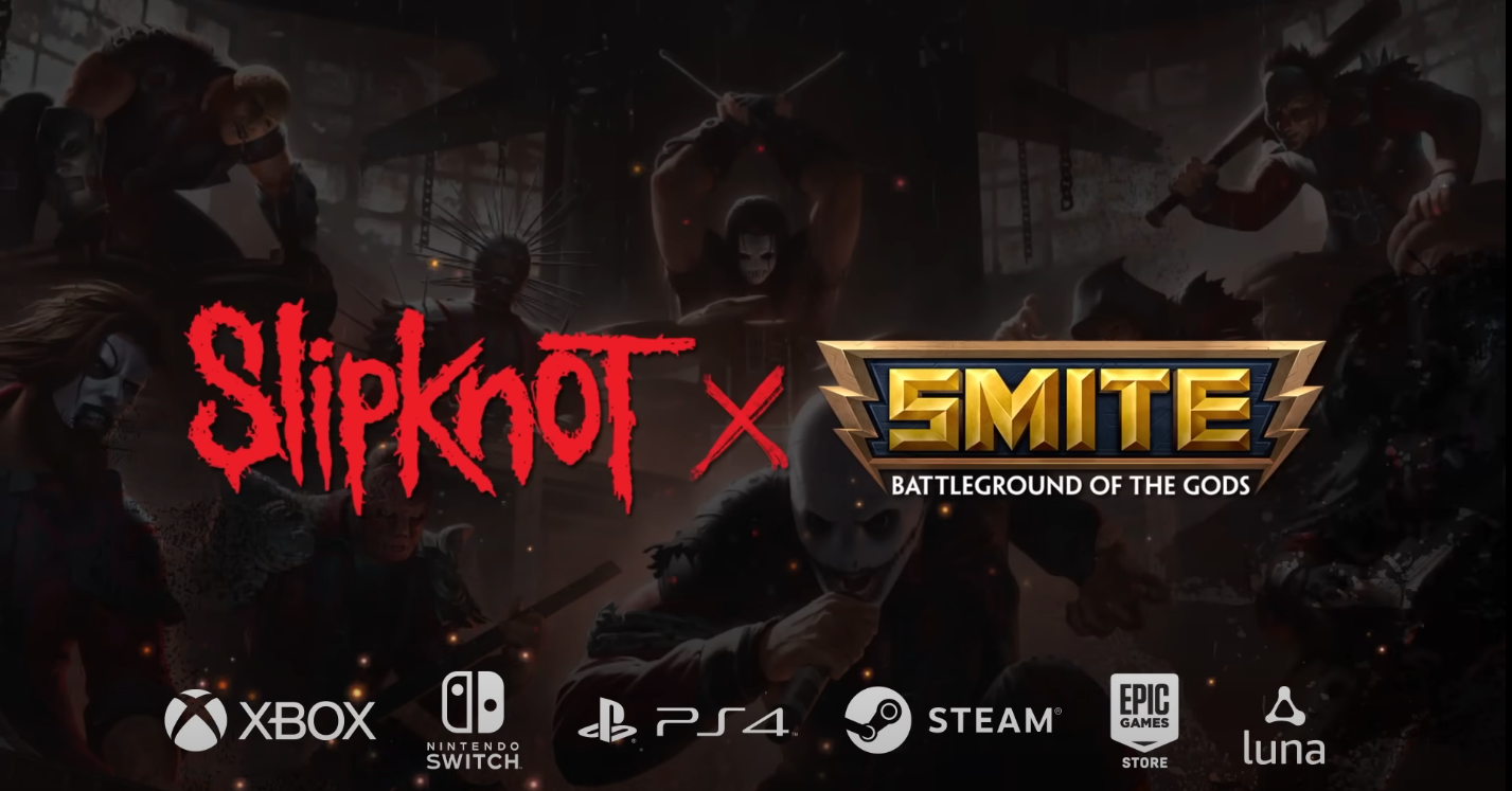 Slipknot Llega A La Batalla De Los Dioses De Smite Con Skins De Todos