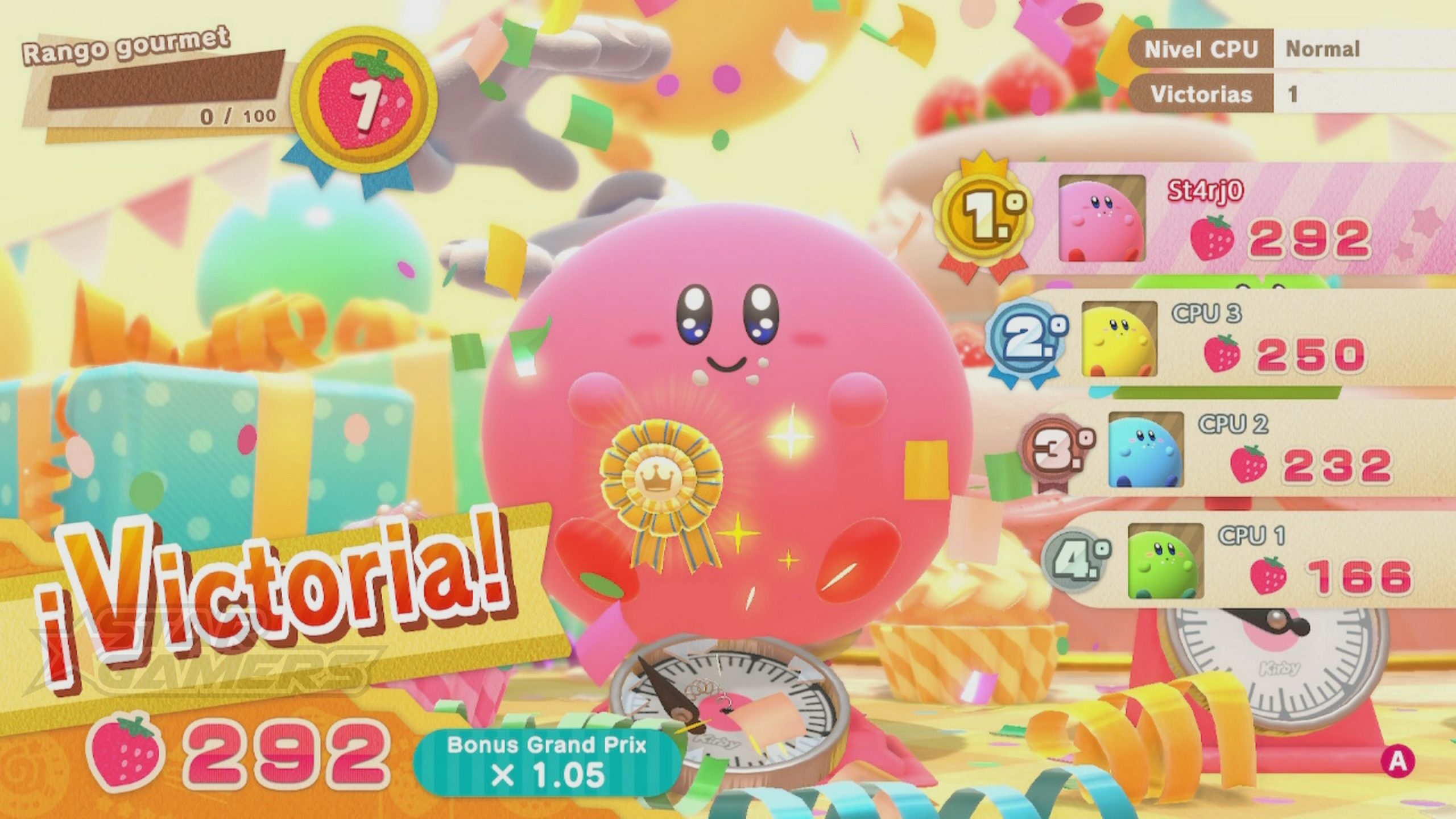 Análisis Kirby's Dream Buffet (2)