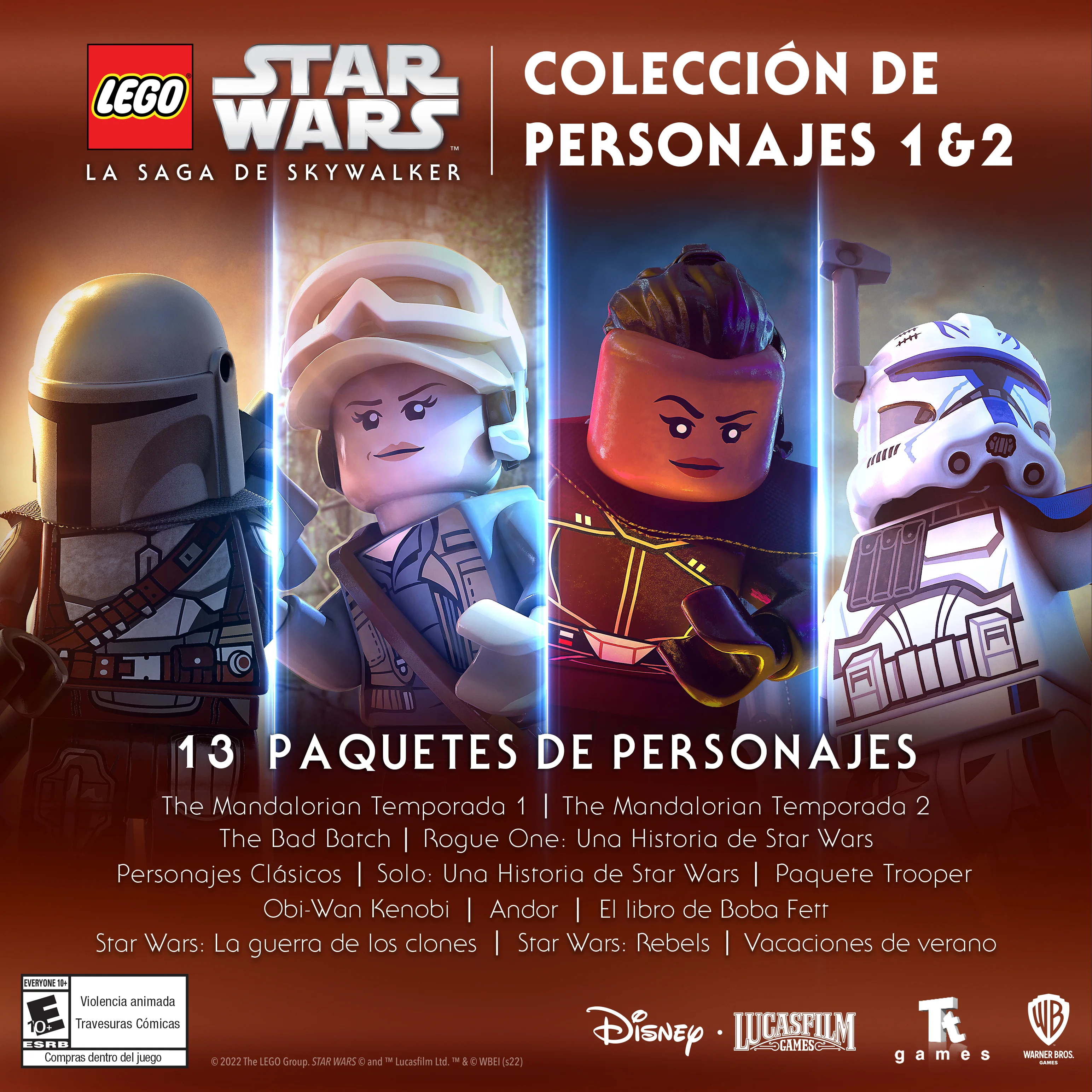 LEGO Star Wars Skywalker Saga paquetes de personajes
