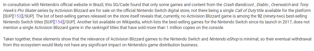 Nintendo Switch Activision Blizzard