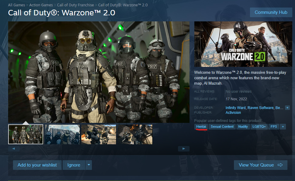 Call of Duty Warzone 2.0 Hentai