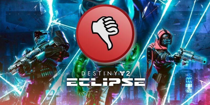 Destiny 2 Eclipse negativos