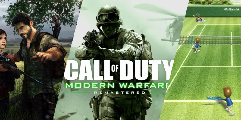 Salón de la Fama de los Videojuegos The Last of Us Modern Warfare Wii Sports