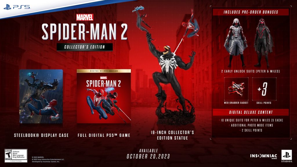 Marvel's Spider-Man 2 edición coleccionista sin disco