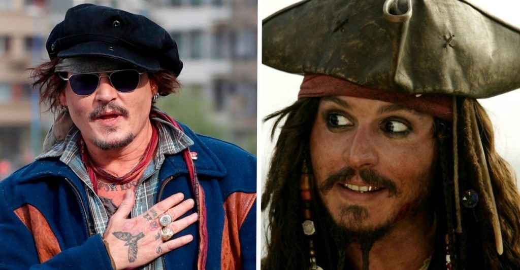 Johnny Depp Jack Sparrow piratas del caribe