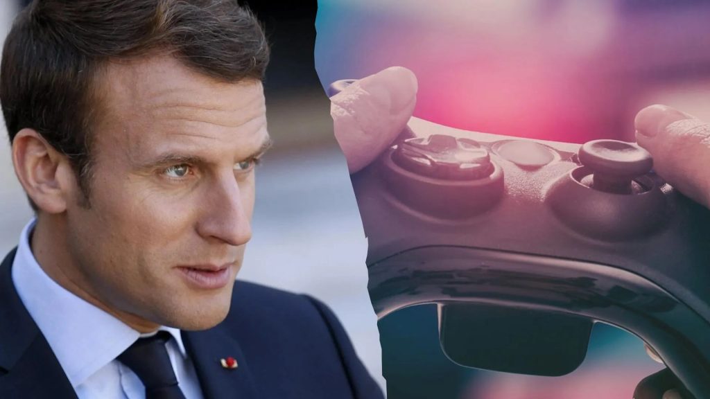 Presidente Macron Francia videojuegos