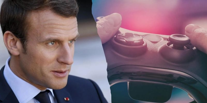 Presidente Macron Francia videojuegos