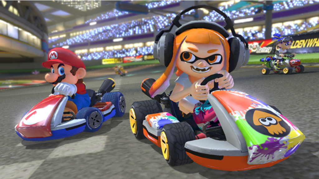 Mario Kart 8 Splatoon Wii U